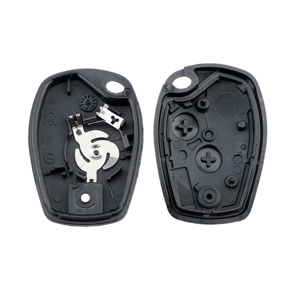 Wear-Resistant Black Key Shell Case for Renault Remotes