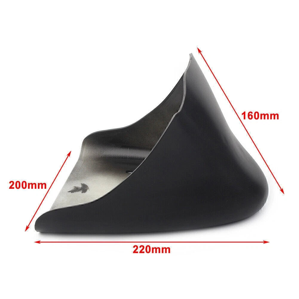 Front Chin Fairing Spoiler Black for Harley Sportster 883 XL883C XL1200C (2004-2023)