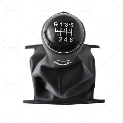 Black 6-Gang Gear Knob & Frame for VW Amarok (2010-2016)