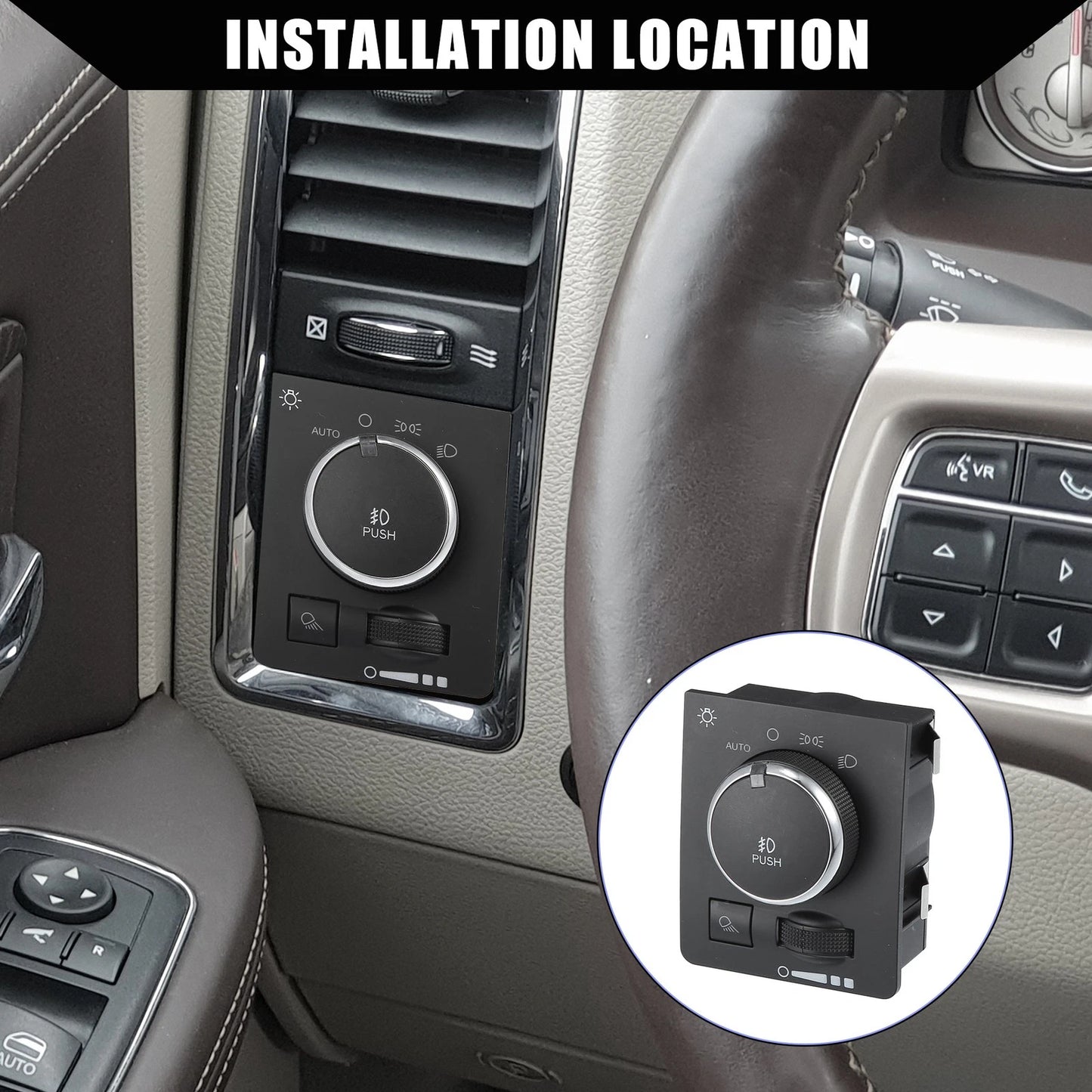 Headlight Switch for Dodge Ram 1500 2500 3500