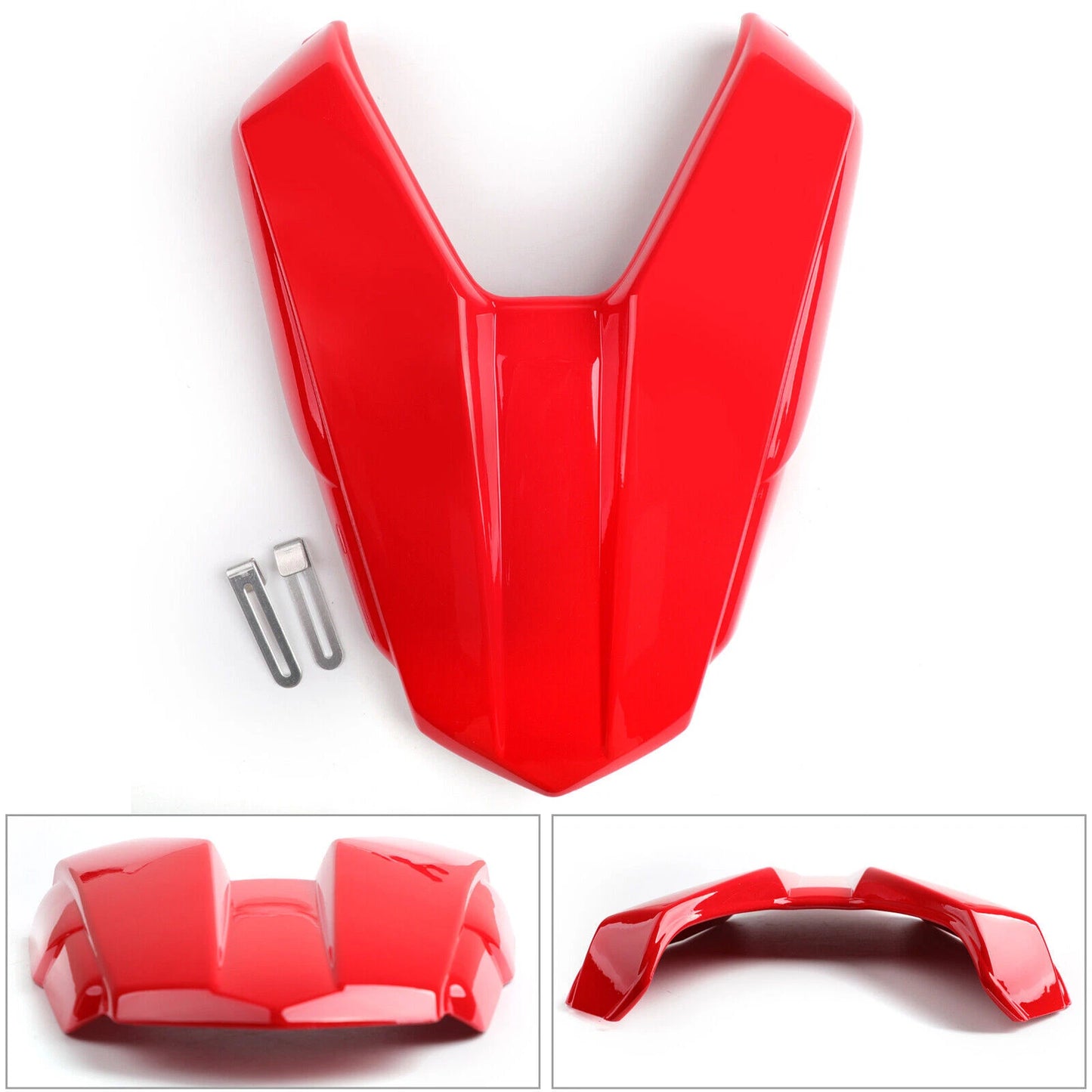 Rear Pillion Seat Cover for Honda CB500F CBR500R (2016-2024) Red F3
