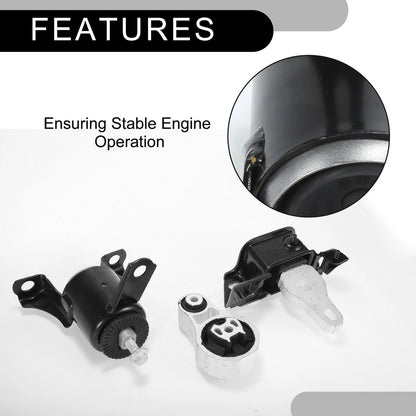 Engine Motor Trans Mount Set for Ford Fiesta 1.6L (2011-2017)