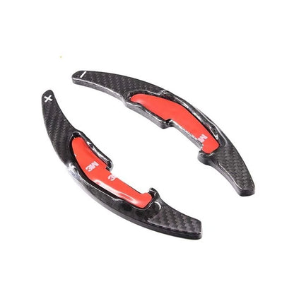 Real Carbon Fiber Steering Wheel Shift Paddle Switch For BMW X5M 2014-2016