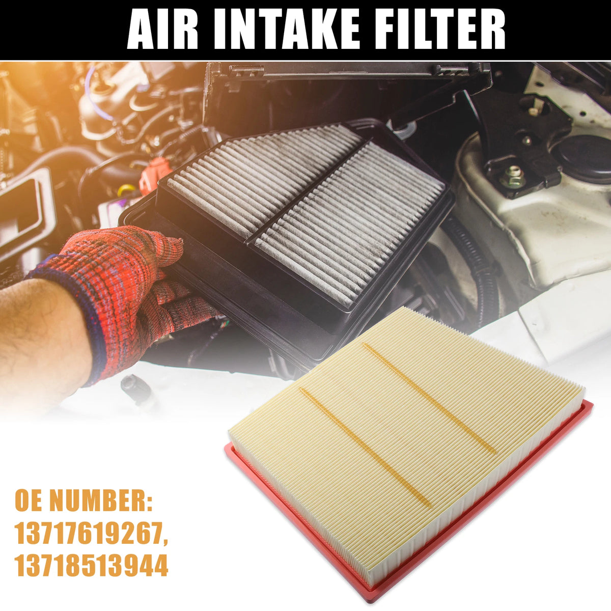 Car Engine Air Filter for BMW 1 Series Saloon F52 & Mini Cooper (2015-2023)