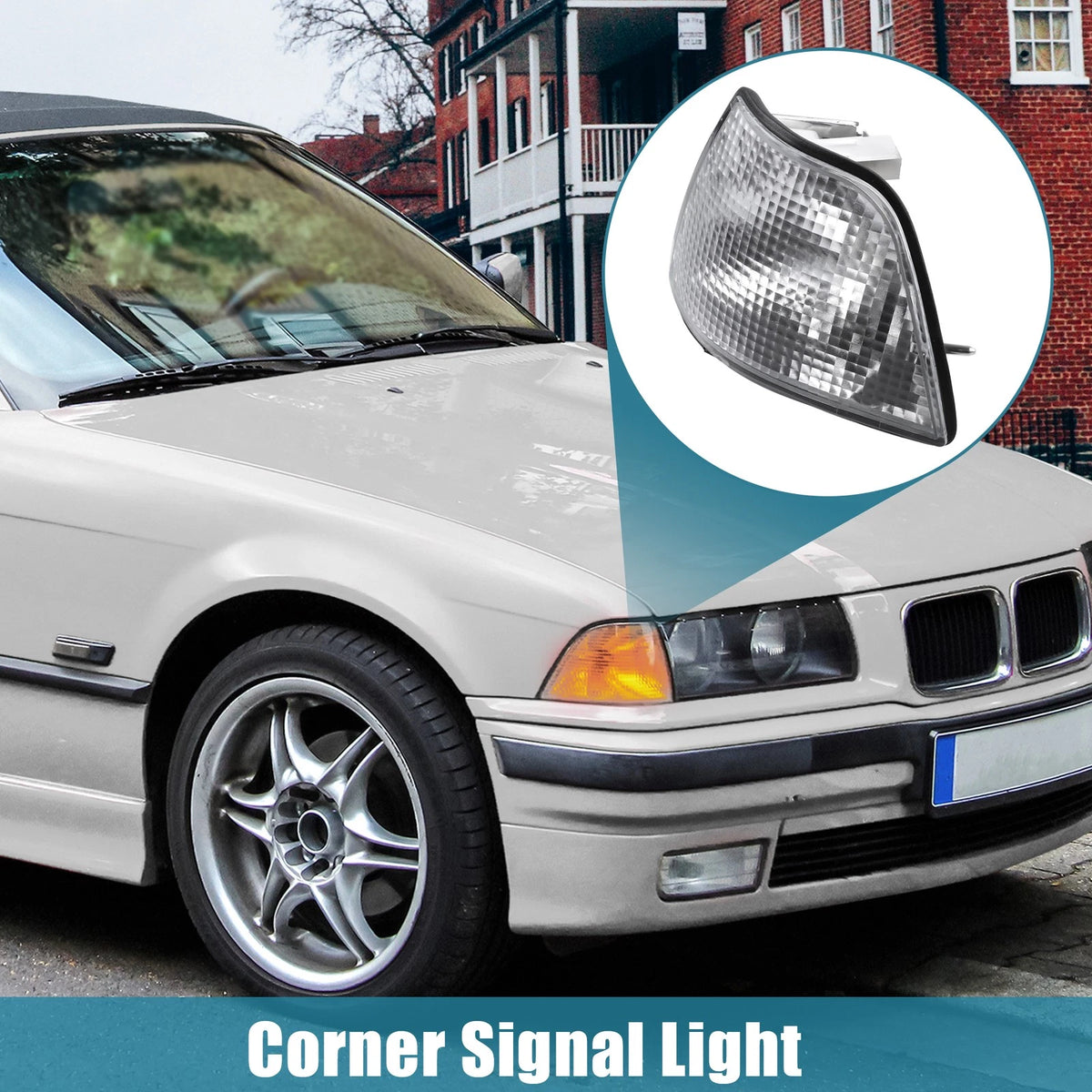 Clear Turn Signal Light Lamp for BMW E36 3 Series (1992-1998)