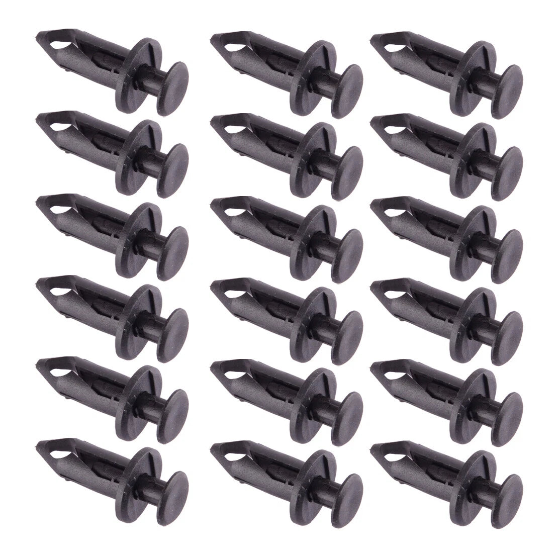 100pc 8MM Plastic Rivets for Fender Bumper Push Pin Fasteners
