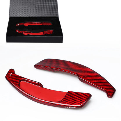 2 x Carbon Fiber Red Shift Paddle Extensions for AMG (2010-2012)
