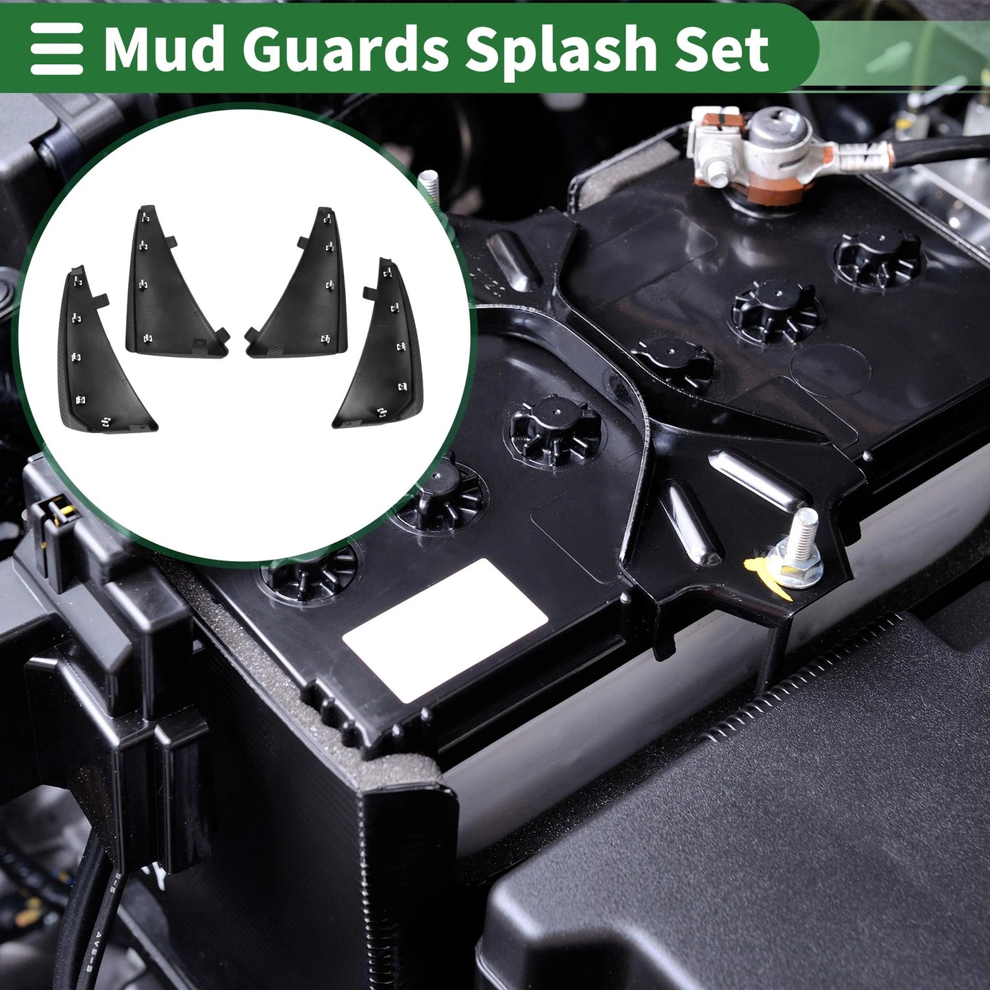 Mud Flaps Splash Guards for Chevrolet Corvette C8 (2021 - 2024)