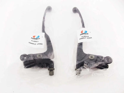Black Forseti Front Brake & Clutch Lever Bracket Assembly for Yamaha DT250 (77-81)