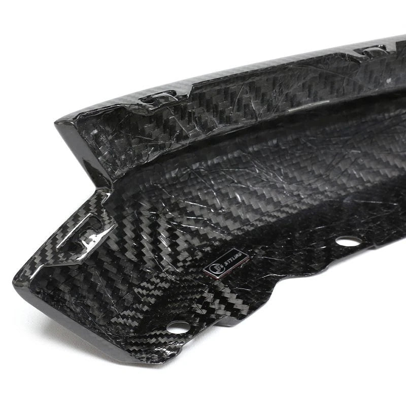 Dry Carbon Fiber Rear Bumper Side Splitter Extension Replace for BMW M3 G80