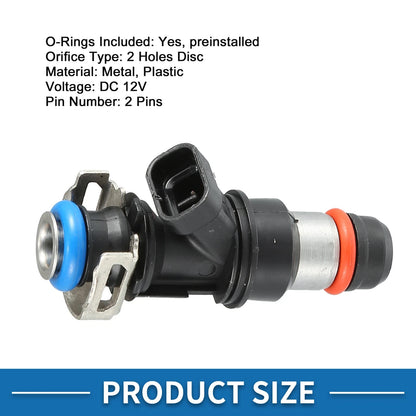 Fuel Injector for GMC Sierra 2500HD 8.1L Black 8 Pcs (2001-2006)