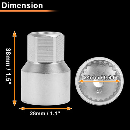 Wheel Lock Lug Nut Key Socket for VW Touareg