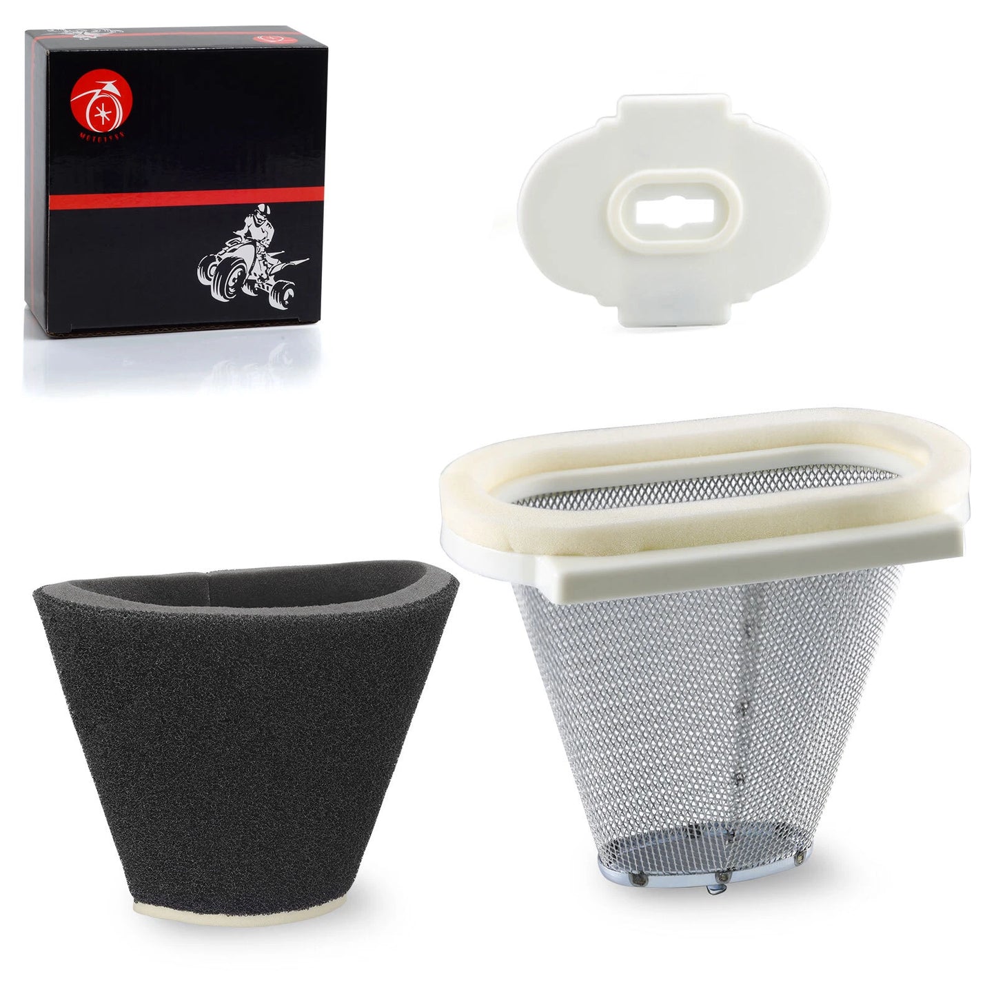 AIR FILTER CAGE, FIRE SCREEN, HOLDER ENDCAP for YAMAHA RAPTOR 660