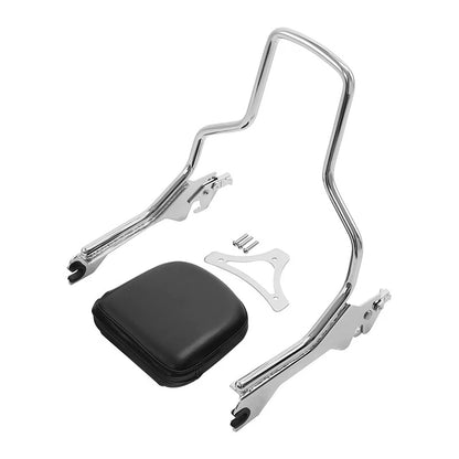 Chrome Sissy Bar Backrest Docking Hardware for Harley Fat Boy (2018-2025)