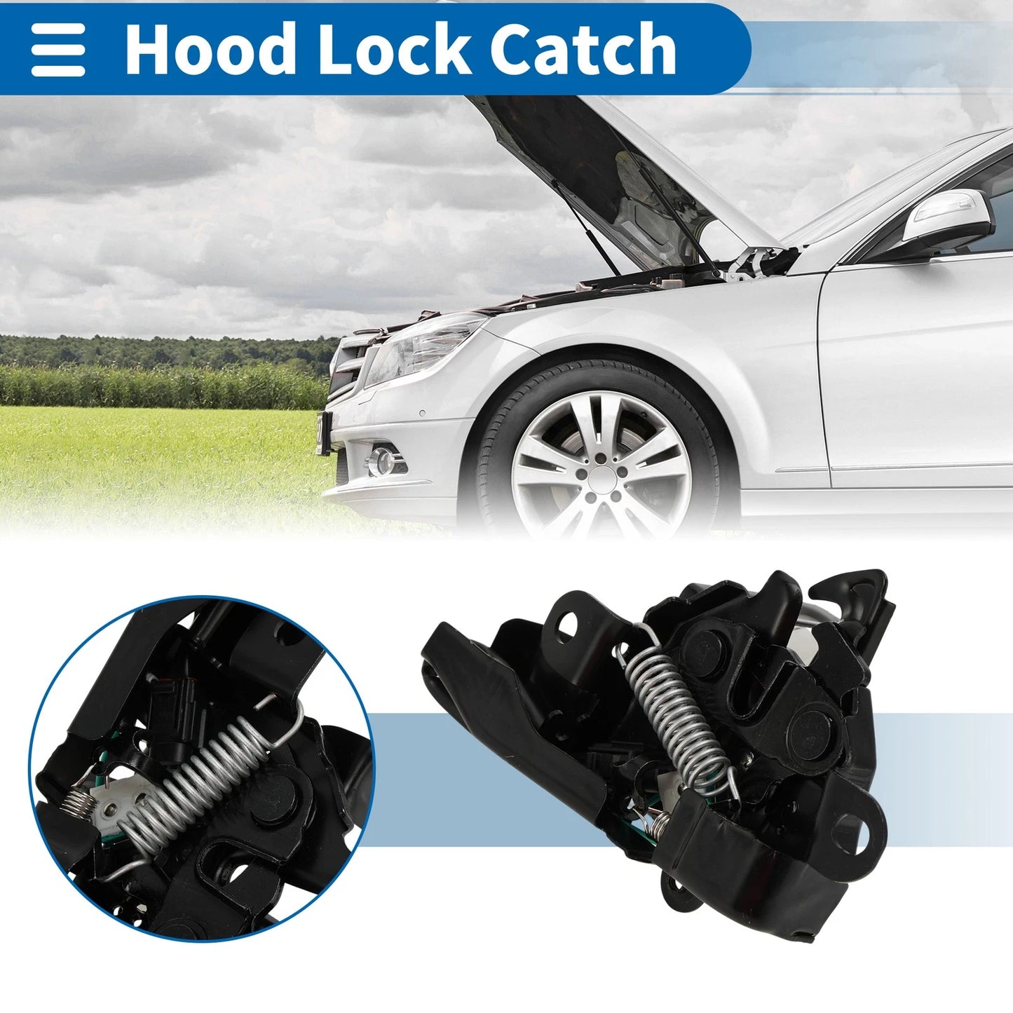 Hood Latch Assembly for Toyota Venza (2009-2015) 1 Pcs