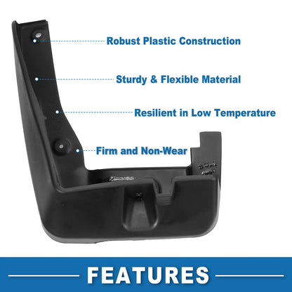 Mud Flap Splash Guards for Subaru Outback (2010-2014)