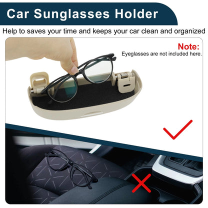 Sunglasses Case for Ford Kuga 3 MK3 ST-Line 2020-2025 Beige