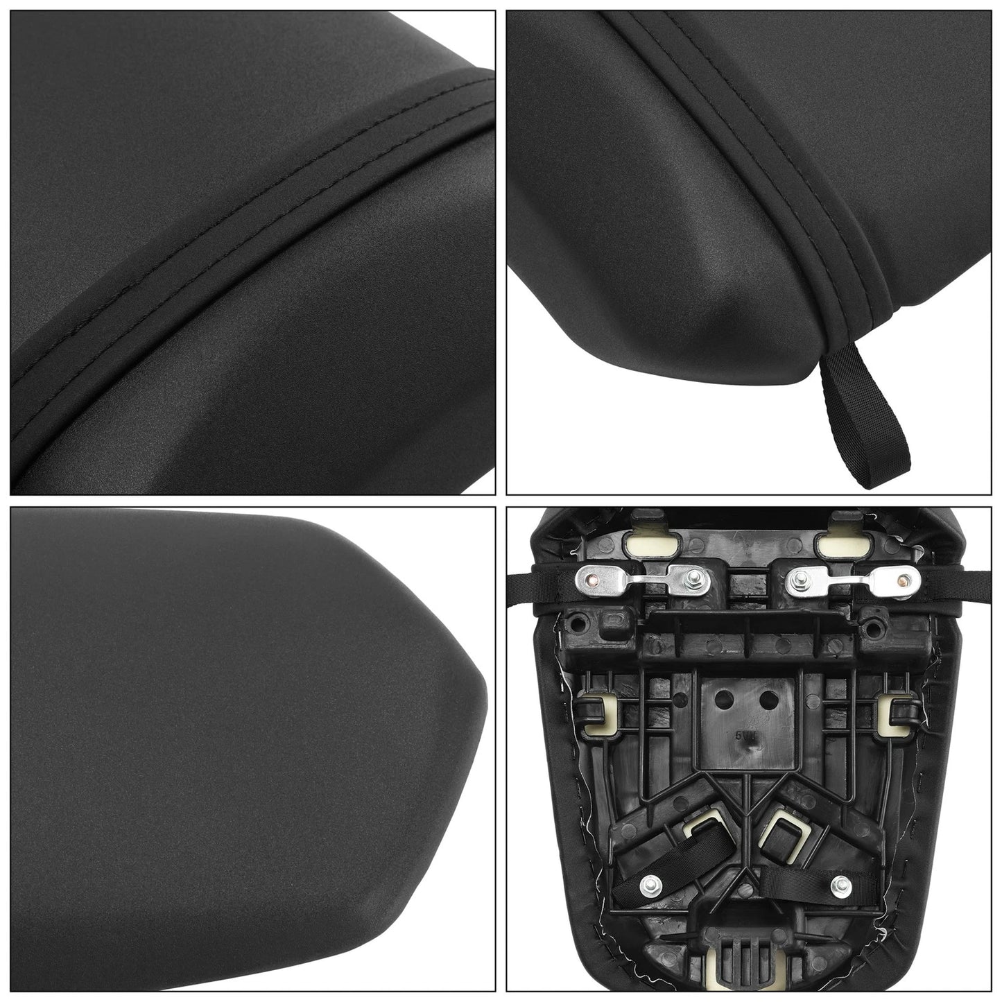 Rear Black Pillion Passenger Seat for Yamaha YZF R1 (2004-2006)