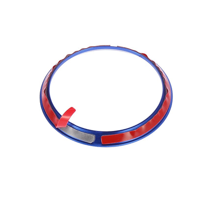 2" Blue Wheel Ring Cover Trim for Mercedes Benz C Class C200L E300L GLA220 CLA