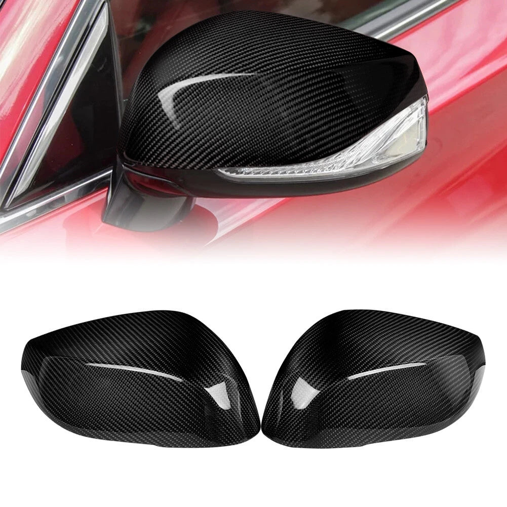 Carbon Fiber Side Mirror Covers for 2014-2021 INFINITI Q60 Q50 (2014-2021)