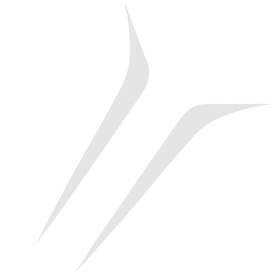 White Rally Racing Sports Stripes Decal Sticker Wrap for Car Hood Roof Trunk