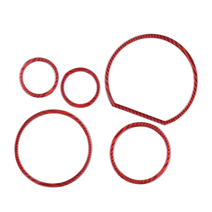Red Carbon Fiber Speedometer Cover for Toyota Tundra (2007-2013)