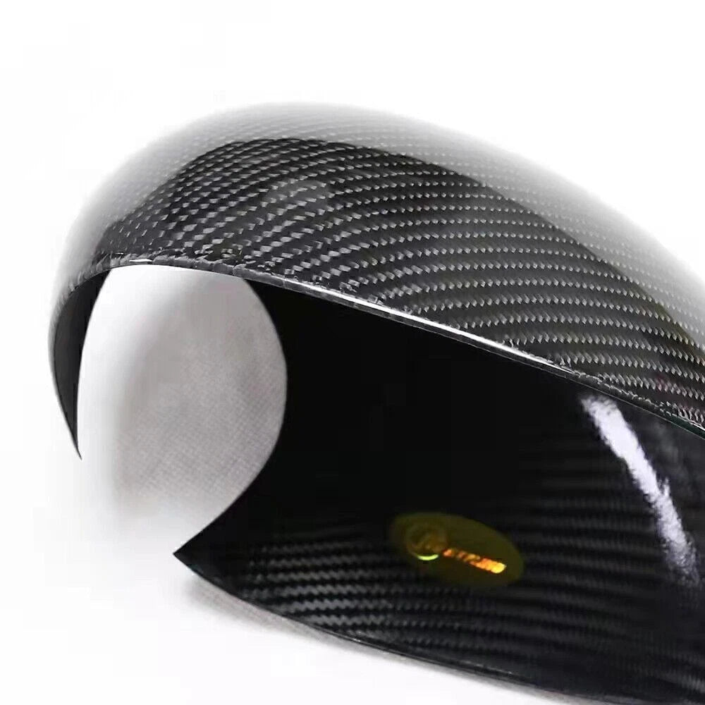 Rear Mirror Cover for Dodge Challenger 2009-2020 Carbon Fiber Black