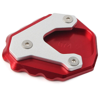 Red Side Stand Extension Kickstand Enlarger Plate for Honda CB500X (2019-2023)