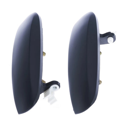 Outer Door Handle Set of 2 for Mitsubishi Mirage (2012-2020) Black Front & Rear