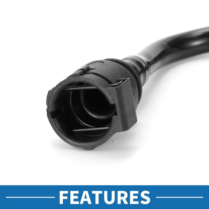 Radiator Hose for BMW 530e 2018-2022 Plastic Black 1 Pc