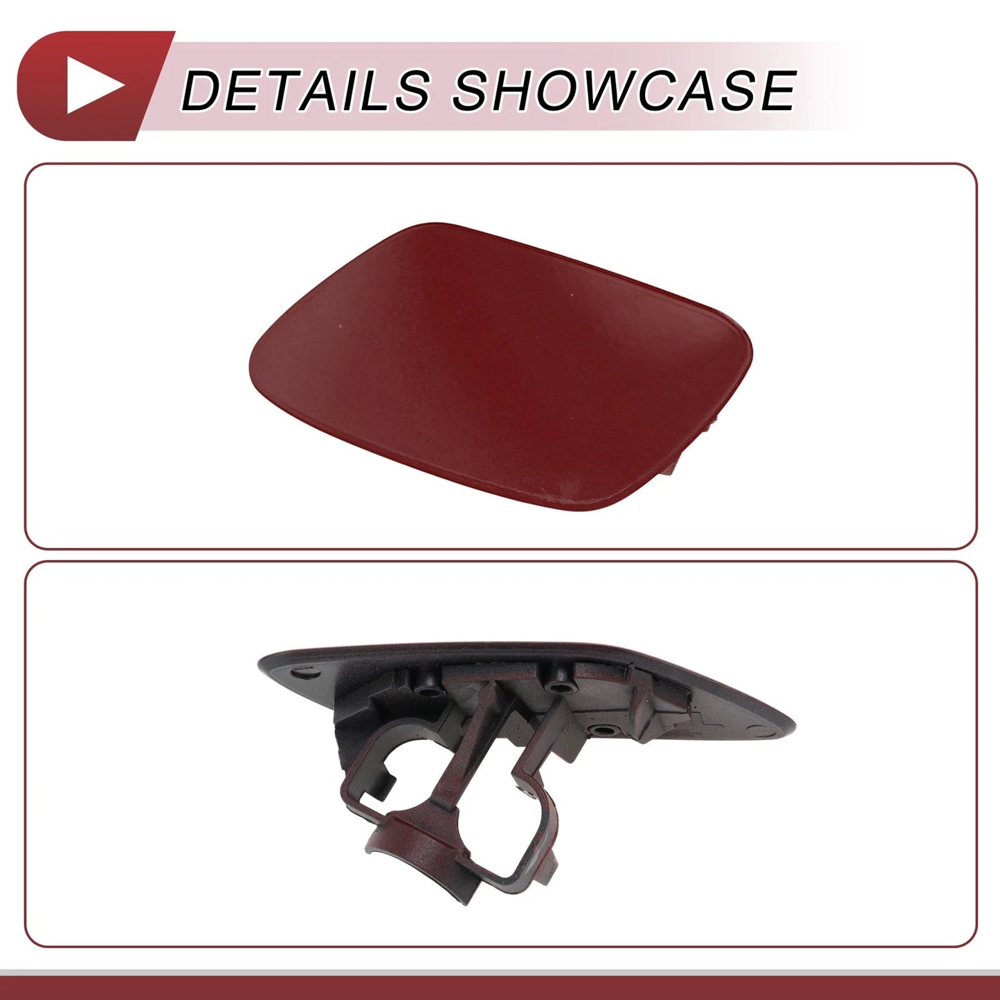 Bumper Trim Nozzle Cover for BMW Z4 (2009-2016) Dark Red