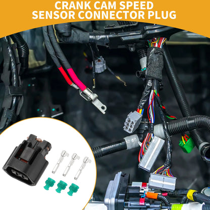 3 Pin Crank Cam Speed Sensor Connector Plug for Mitsubishi Evo (1992-1994)
