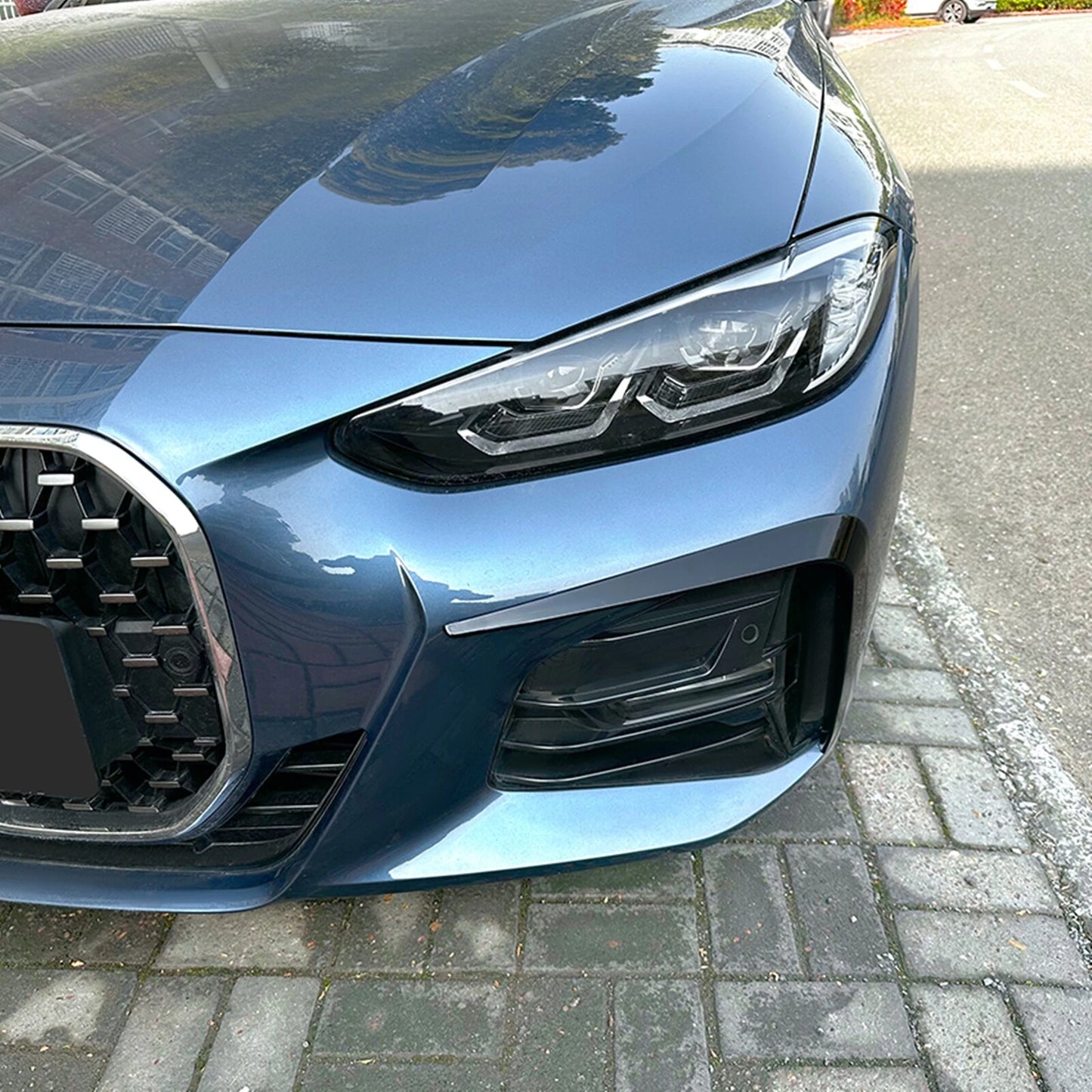 Front Bumper Side Air Vent Trim for BMW 4 Series G22 G23 M Sport (2020-2023)