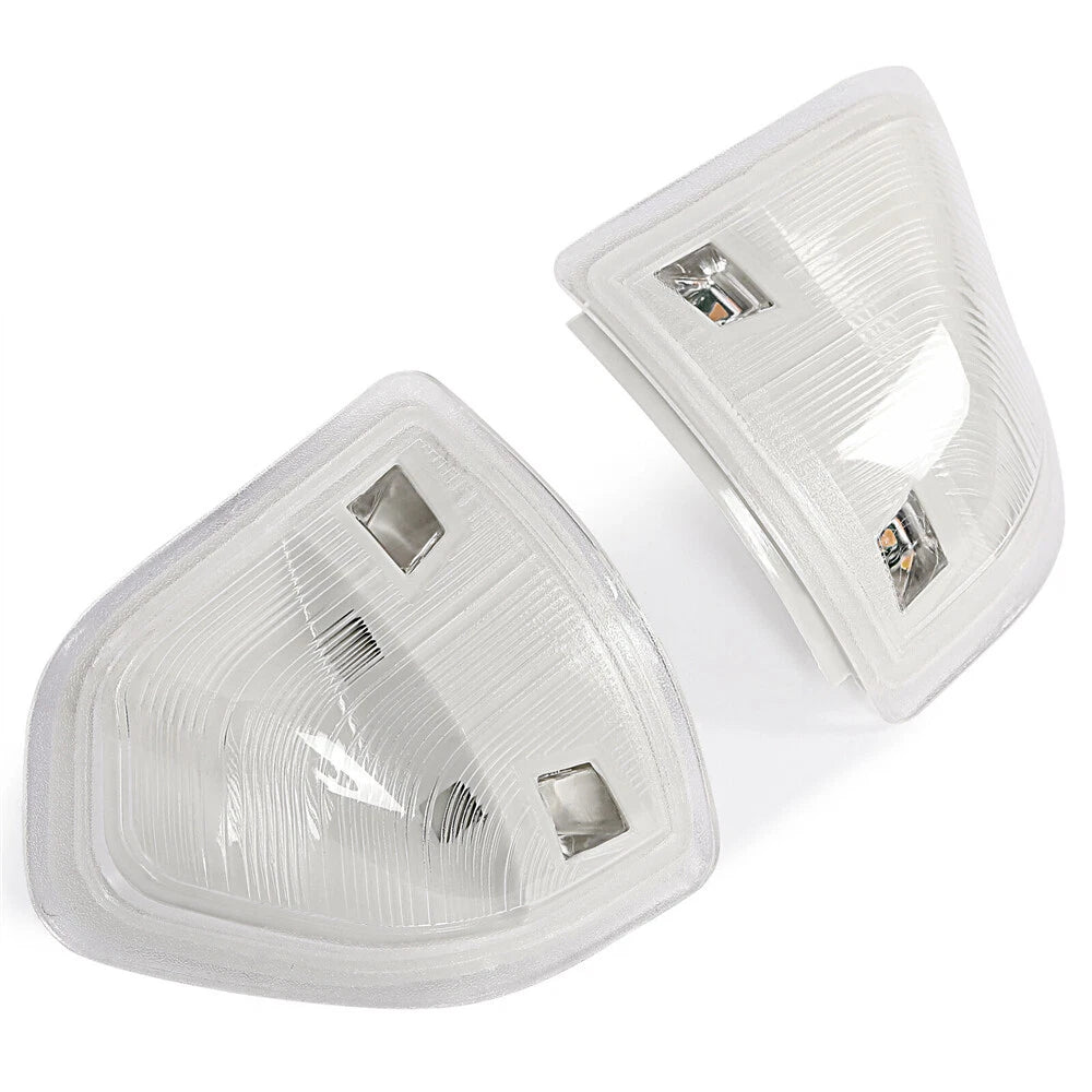 LED Side Mirror Turn Signal Light Clear Lens Amber for Dodge RAM (2009-2018)