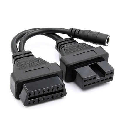 12 Pin OBD1 to 16 Pin OBD2 Diagnostic Adapter Cable for Mitsubishi Hyundai