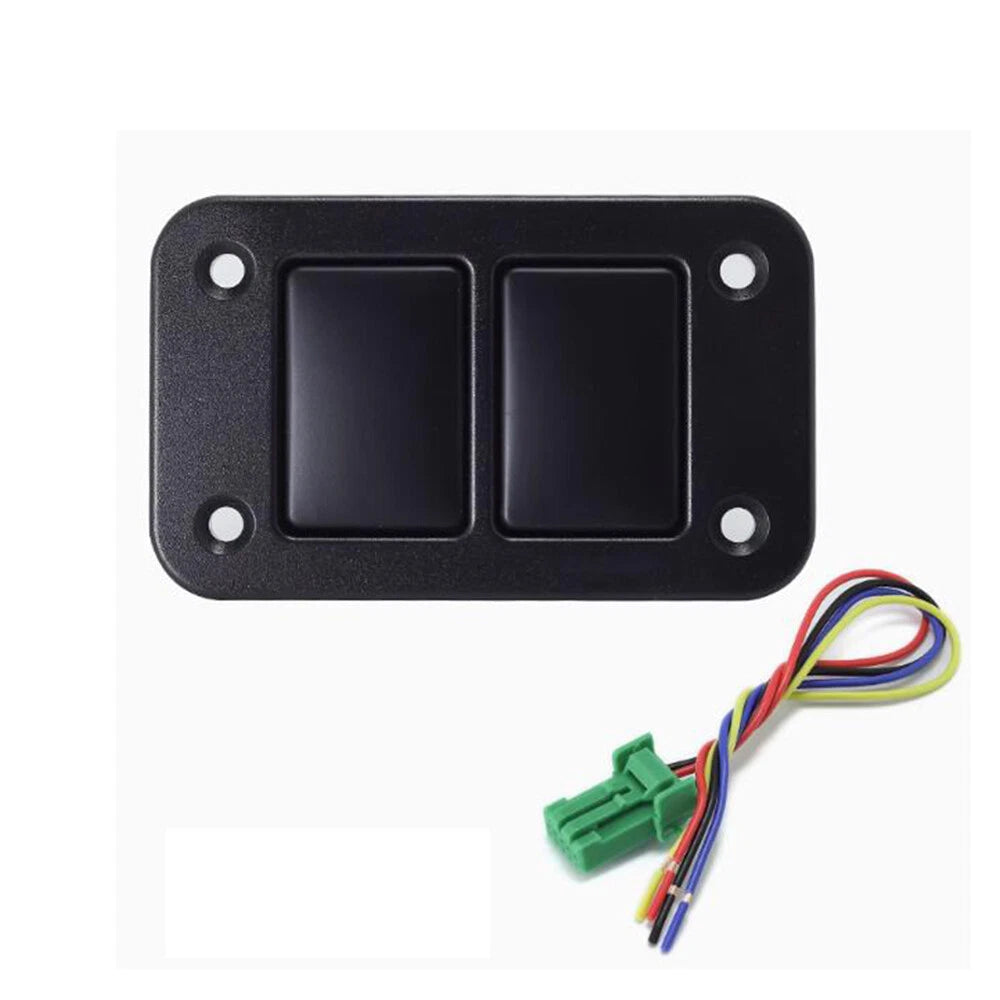 Universal / 2-Gang / Rocker Switch Panel Push Button 12V/24V DC for Toyota