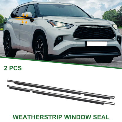 Weatherstrip Window Seal 2 x Rear Left & Right for Toyota