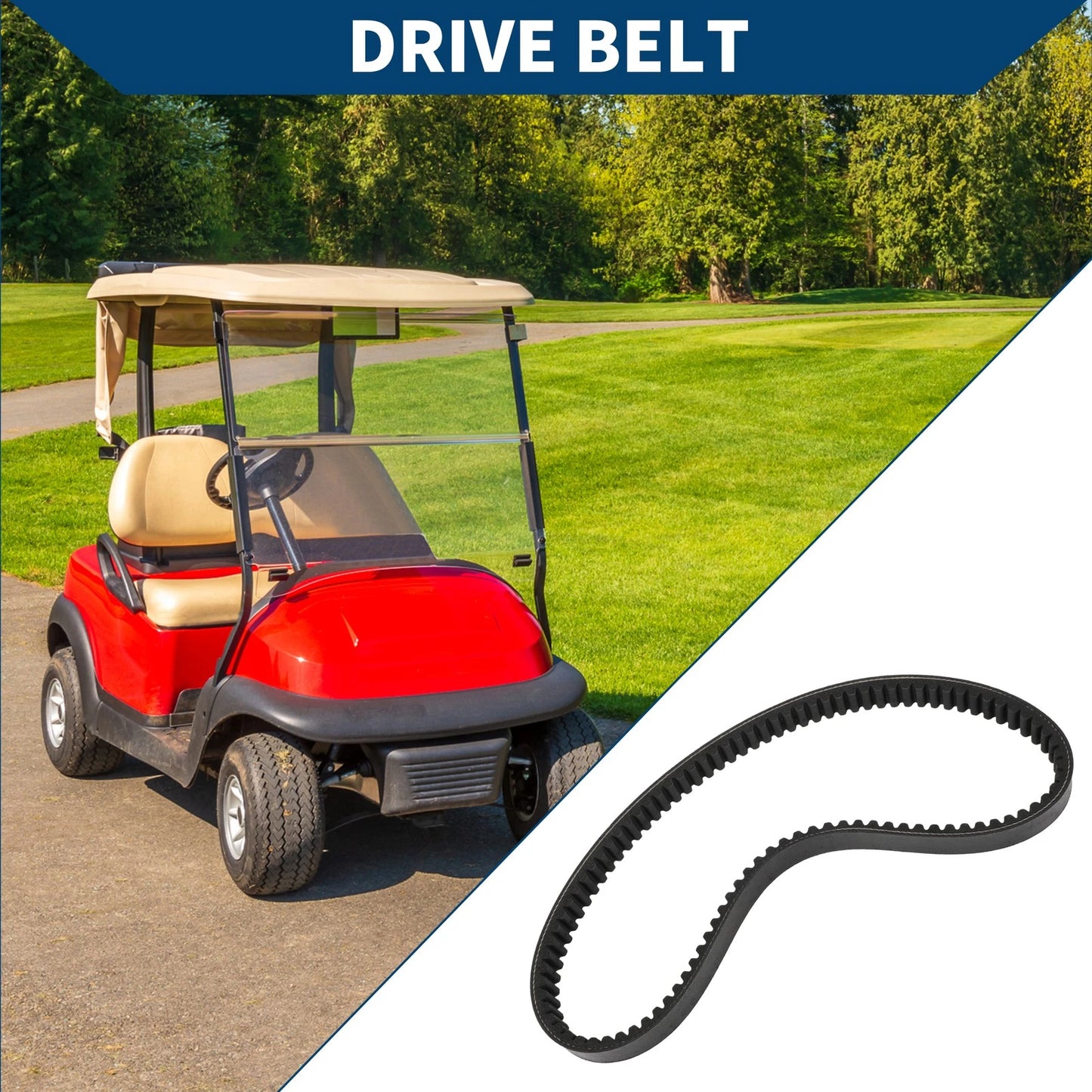 Drive Belt for Yamaha G2 G8 G9 G11 G14 G16 G22 Drive G29-4 Golf Cart