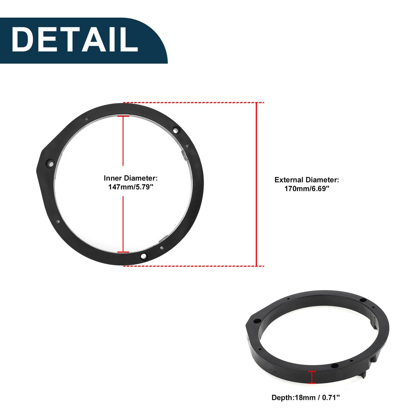 Speaker Spacer Adapter for Honda Civic ()