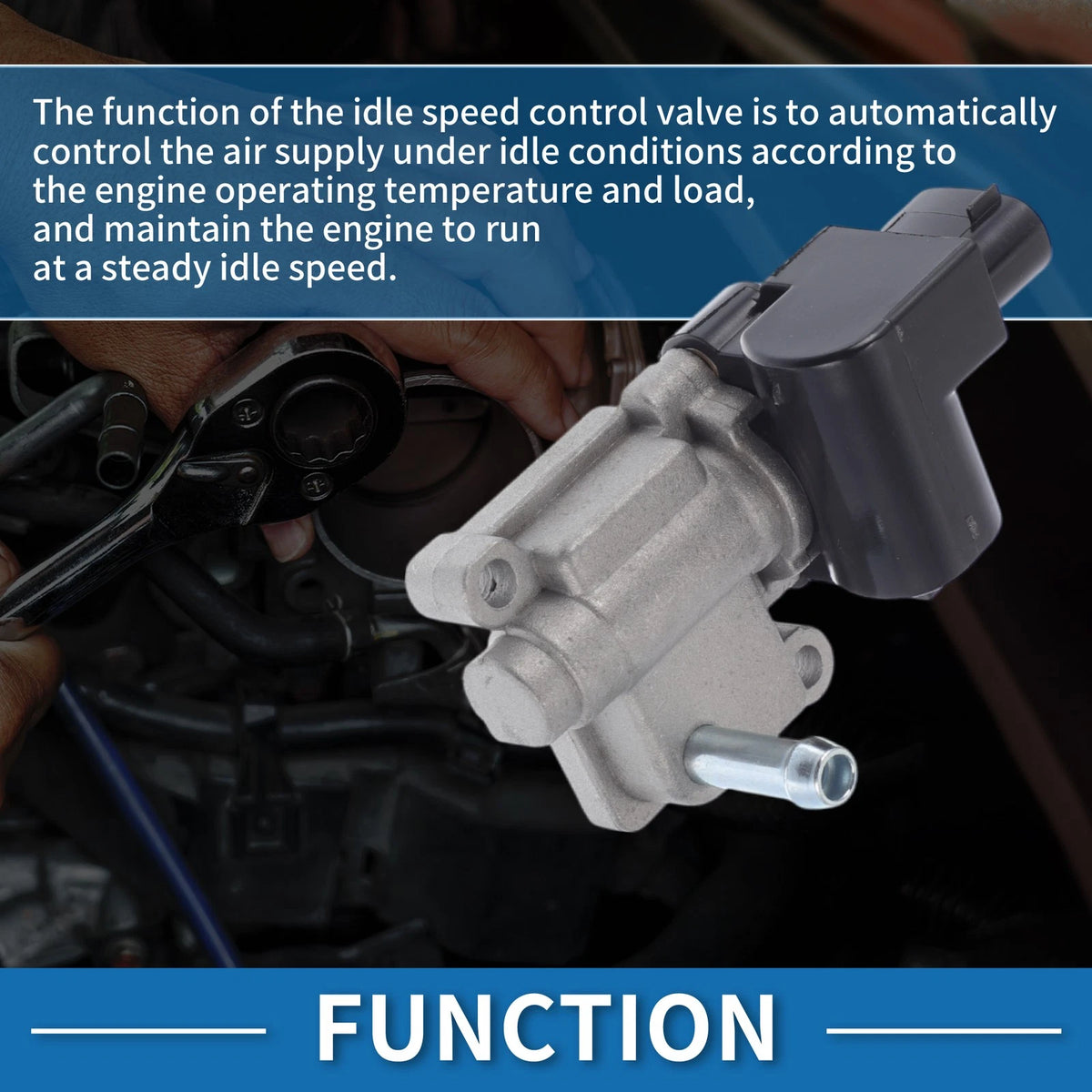Idle Air Control Valve for Honda CR-V 2.4L L4 (2002-2006)