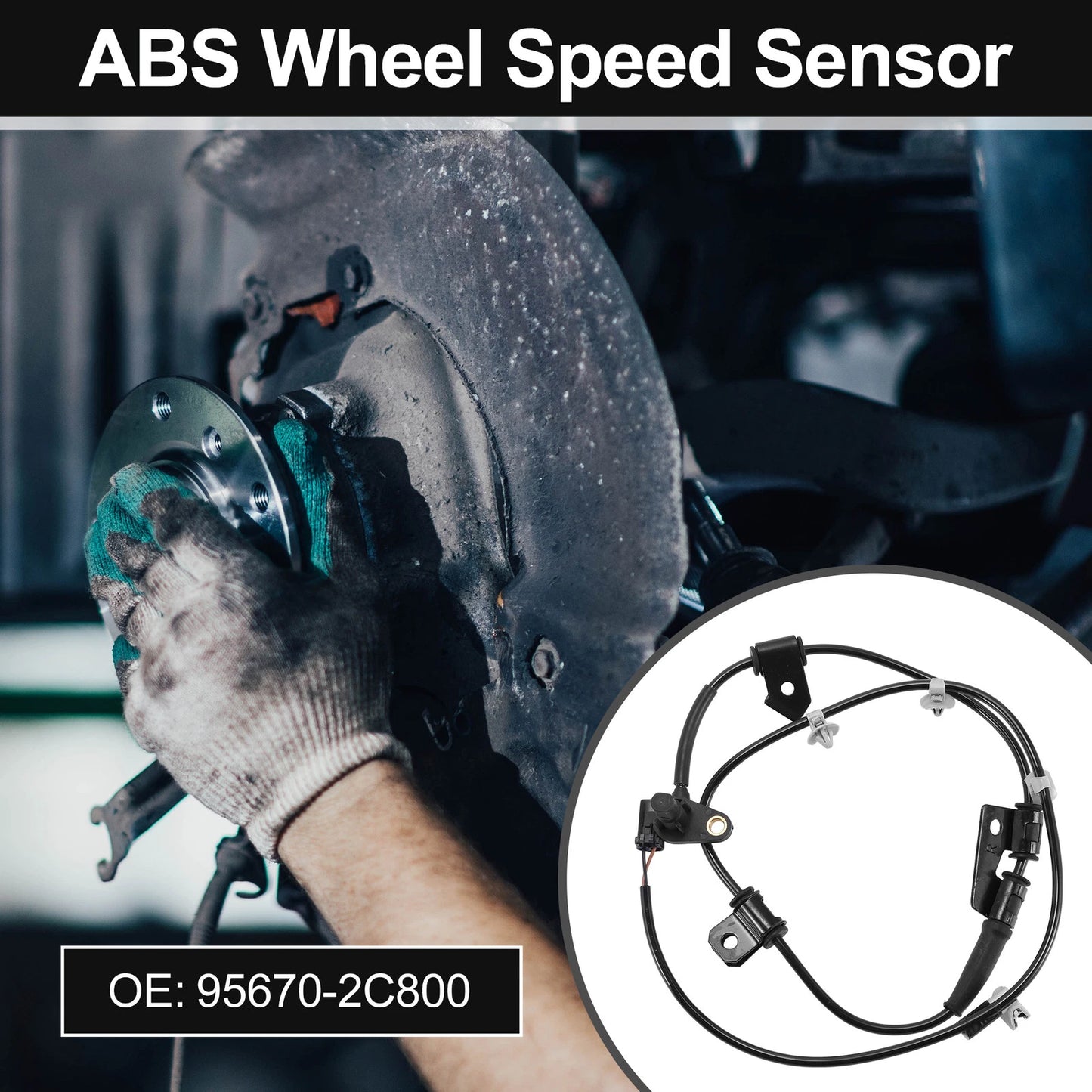 ABS Wheel Speed Sensor for Hyundai Tiburon (2003-2008)