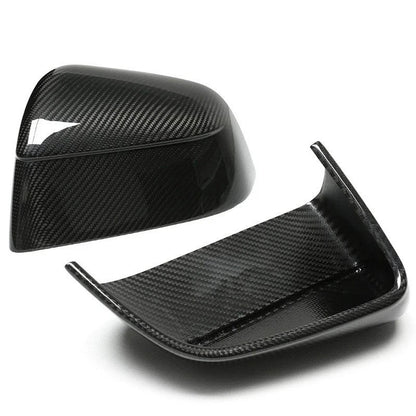 100% Carbon Fiber Add-on Side Mirror Cover Caps for Tesla Model Y Juniper 2025