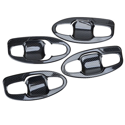 Carbon Fiber Door Handle Bowl Cover Trim for Subaru Forester