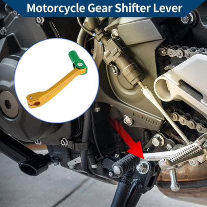 Gold Tone Green Motorcycle Gear Shifter Lever for Honda CRF150F (2003-2017)