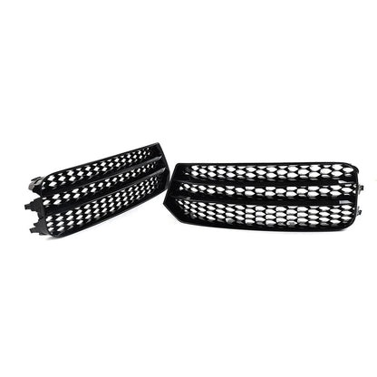 Open Mesh Honeycomb Front Bumper Grille Cover for Audi A1 (2014-2018)