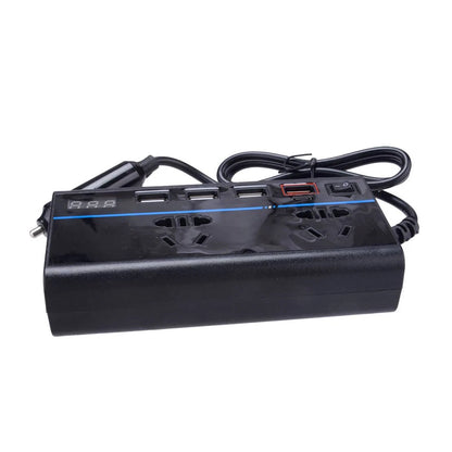 200W Car Power Inverter DC 12V to 110V with 4 USB Ports for Car
