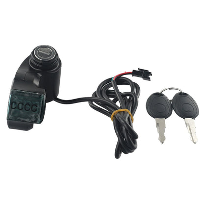 Ignition Lock System for Electric Scooter Keys & Cylinder
