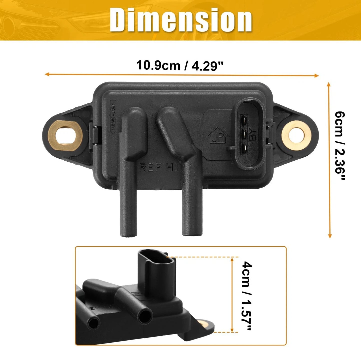 EGR Valve Pressure Feedback Sensor for Ford F-150, Focus (1997-2004)
