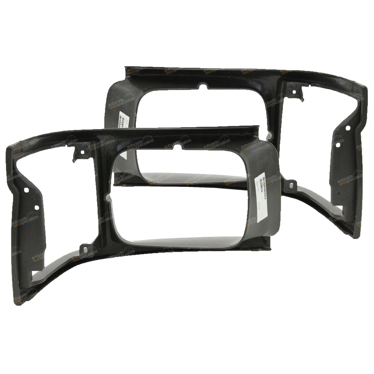 LH+RH Headlight Surround Pair Light Grey for Toyota Hiace (1992–1998)