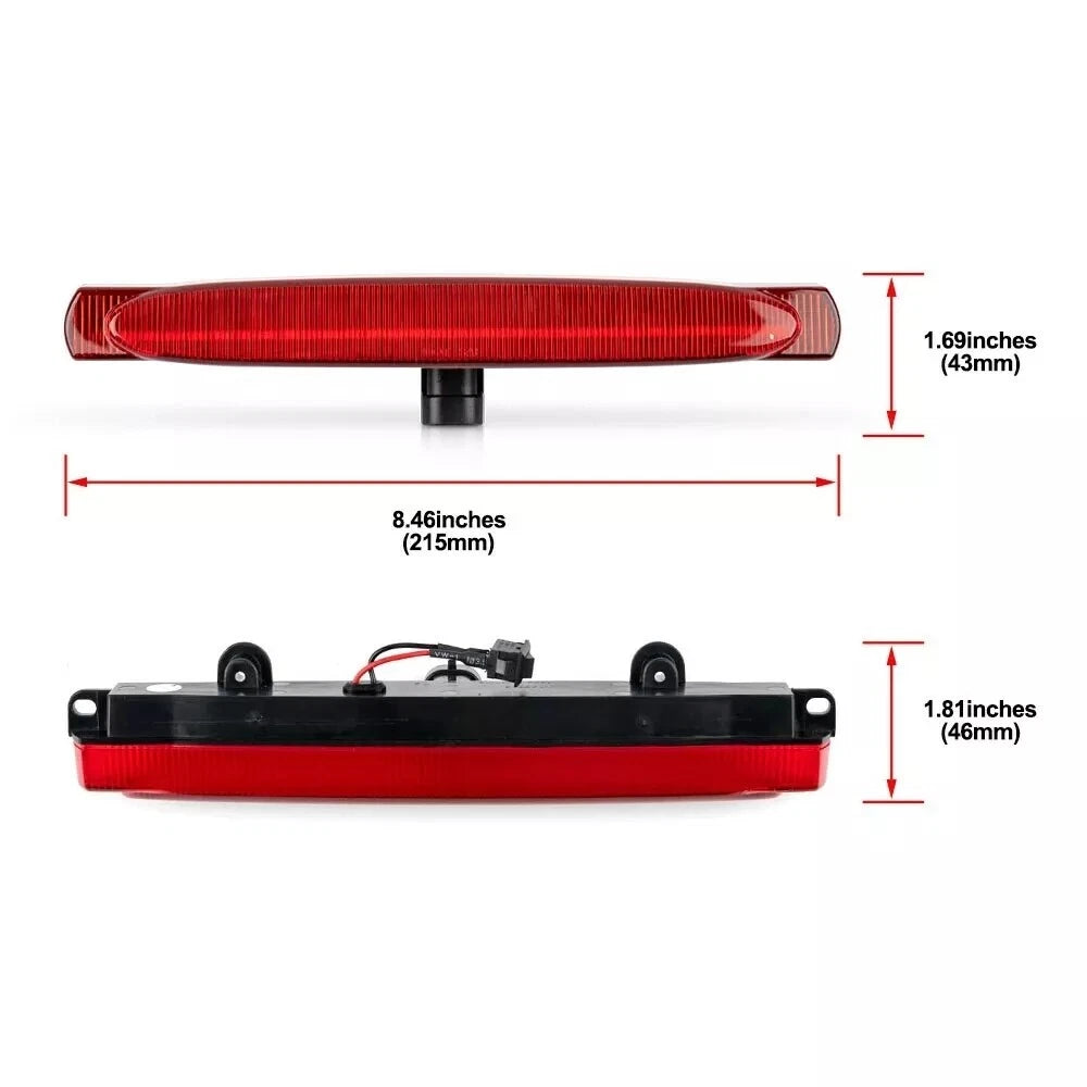 RED Lens High-Level Brake Lamp Stop Tail Light for Chevrolet Corvette (1997–2004)